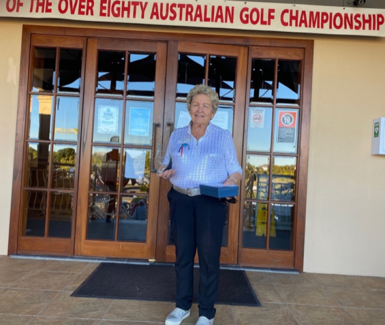 Robyn Watt wins Over 80's Championship